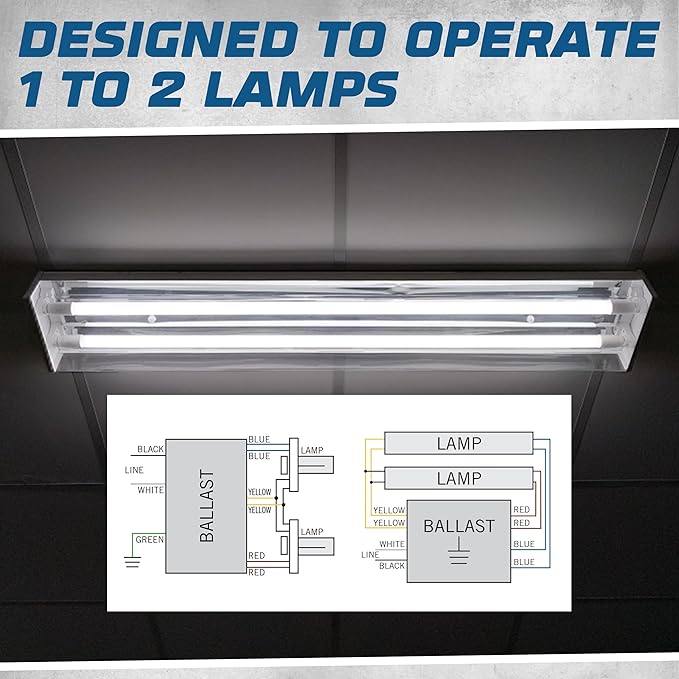 4 Pack - Replacement for Syvalnia QTP2X26CF UNV DM - 2-Lamp T4 Compact Fluorescent Ballast 26W High