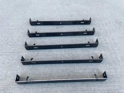 Sandbaggy 10" x 1 ⅛" Concrete Spreader Cleats - 1 ⅛" Plywood - Form Clips - Black Annealed Steel - Maintains Consistent 10 inch Wall Thickness (10" Wall, 1-1/8" Ends, 50, Count)