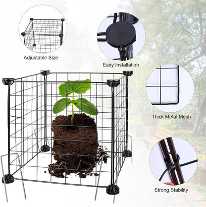 20 Set Wire Plant Cages for Plants Protect from Rabbits,