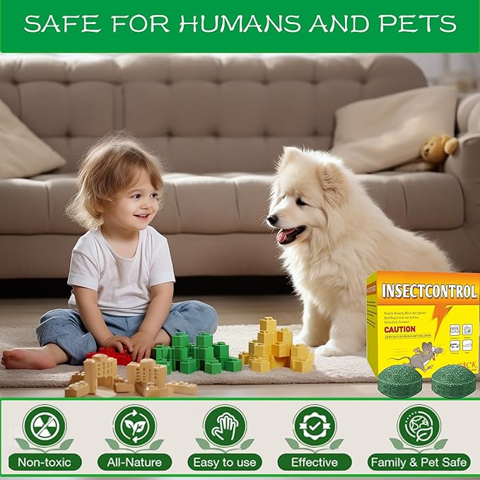 Mouse Rodent Repellent, 24 Pack Peppermint Oil Repellent Pellets, Mice Squirrel Rat & Mole Deterrent for Indoor & Outdoor, Garage,Car Engines,Attic,Storage.Safe for Kids & Pet