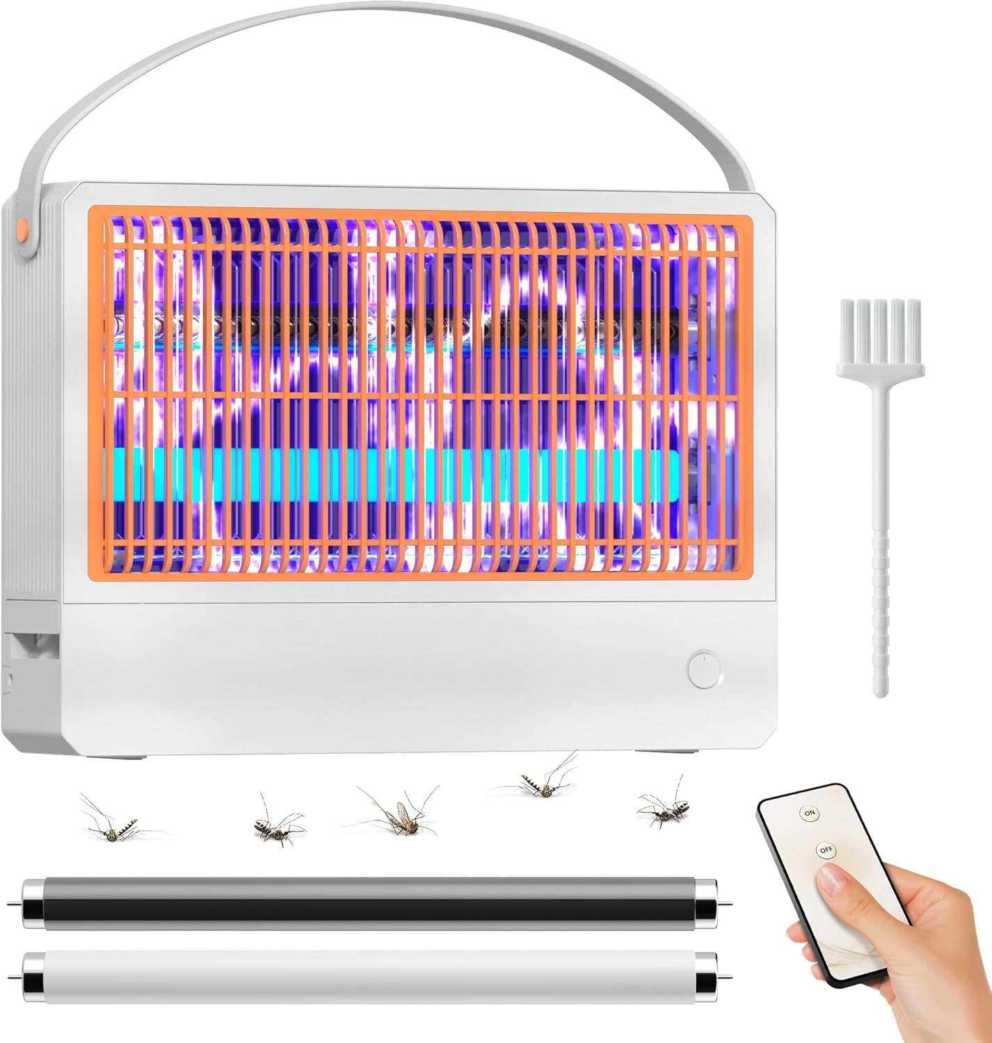 20W Mosquito Killer Lamp, Fruit Fly Traps for Indoors Electric Bug Zapper for Home, Mosquito Repellent Moth Light Gnat Insect Killer with 2 Replacement Bulbs