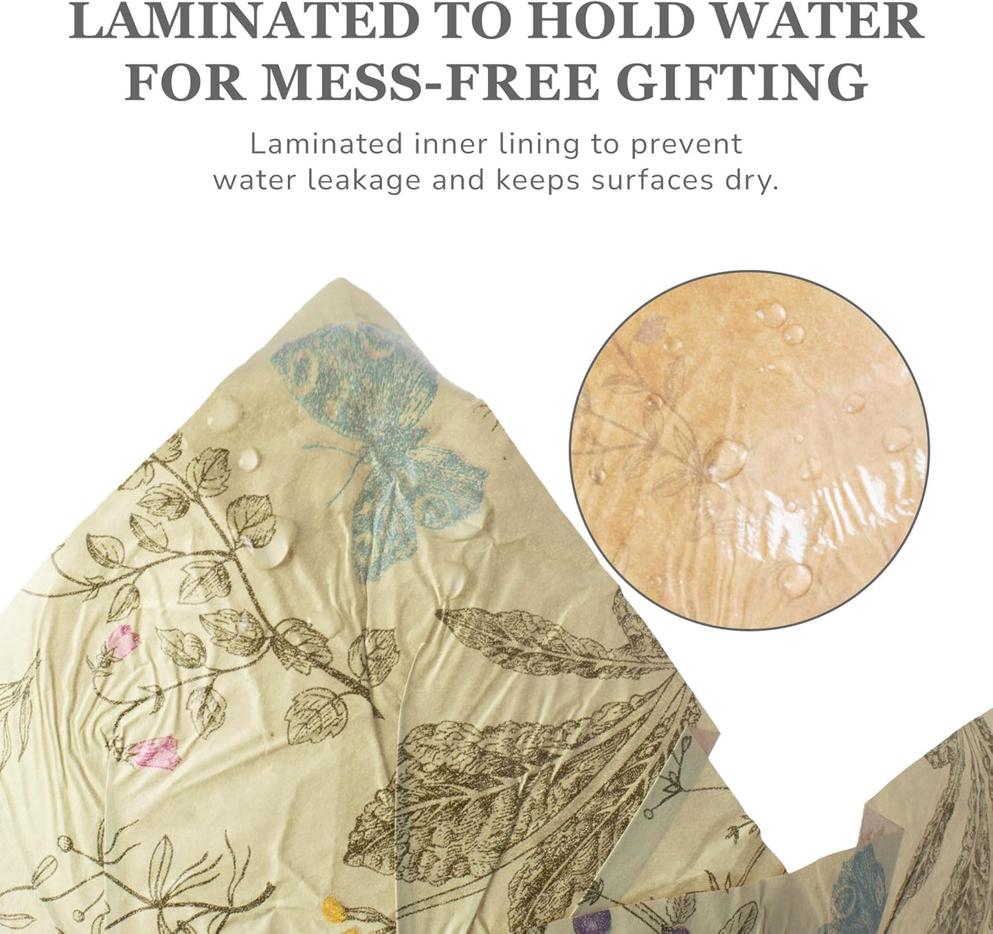 Premium 4.5” STD Plant Pot Covers, Decorative Plant Sleeve for Indoor & Outdoor House Plants, Reusable and Gift-Ready for Flower Pots, Green-Print, Pack of 5