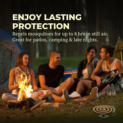 KING Mosquito Coils – Hawaii’s Most Trusted Citronella Protection – Each Coil's Scent Lasts up to 8 Hours (10 Coils)