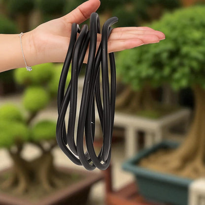 Black Bonsai Training Wire Aluminum 8mm Diameter – Anodized Aluminium Roll for Tree Branch Fixing, Plant Shape Sculpting, Bendable Solid Accessories for Floral Stems, Crafting Garden & Landscape 500g