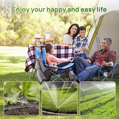 Digital Sprinkler Timer for Garden Hose Watering, Battery Powered Hose Timer with Rain Delay, Manual, Automatic Watering System, Outdoor Programmable Water Timer Irrigation Timer