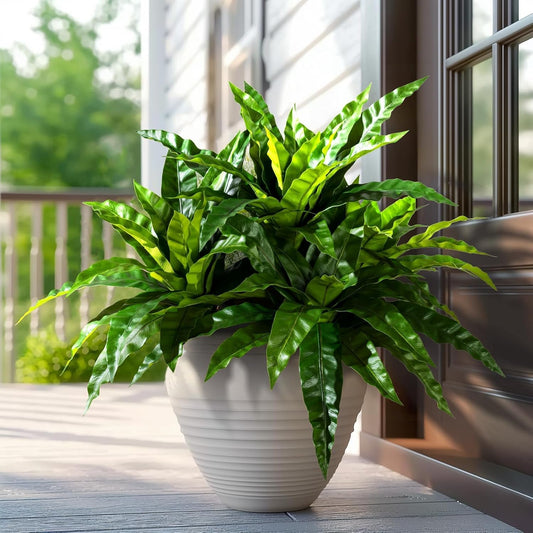 4 Pcs Artificial Greenery Stems Fake Bird Nest Fern Faux Branches Artificial Plants Realistic Fake