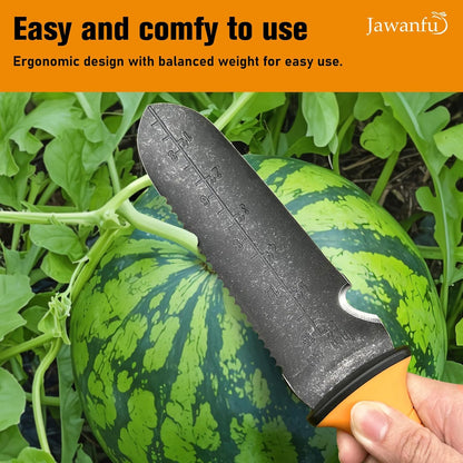 Garden Knife with Sheath, Gardening Tool, Stainless Steel Multi-Purpose Garden Supplies, Ergonomic Handle Hori Hori Knife for Digging, Weeding and Gardening, 7" Stainless Steel Blade, Father's Day Gift