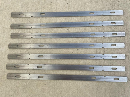 Sandbaggy 12" X Flat Ties for Concrete Forms - 11 Gauge Steel - Wall Ties Compatible with Standard Wedge Bolts - Space and Secure Modular Concrete Forms (12 inch Walls, 100, Count)