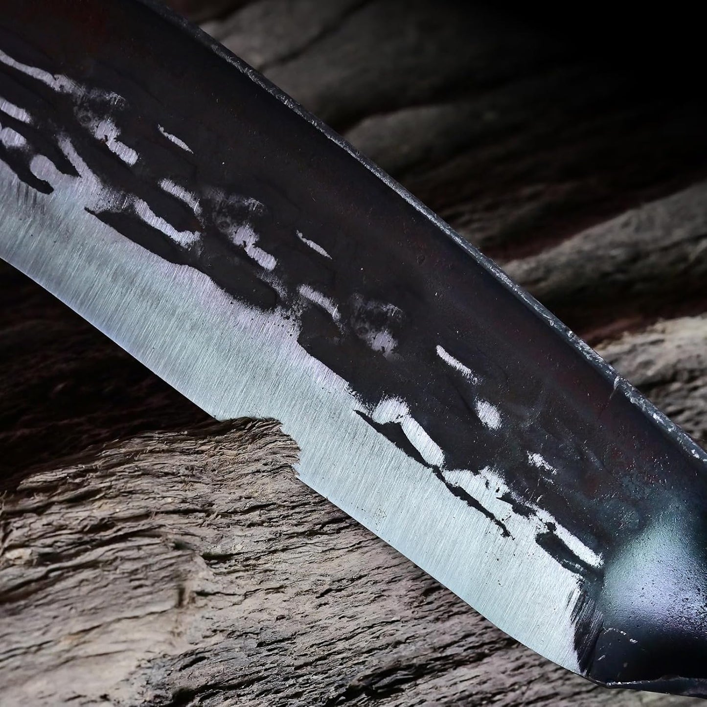 Machete for Yard Work Billhook Sickle Knife Brush Clearing Sickle Knife with Sheath - Perfect Brush Axe for Survival Cut Machete,Ideal for Camping,Gardening, Land Management,