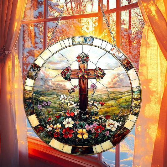 Memorial Remember Acrylic Suncatcher Stained Style Light Catcher Beach and Sea Life Home Decor