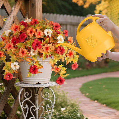 VKPLITE Hand Plastic Watering Can - for Indoor and Outdoor Home Garden Plants - with Long Spout