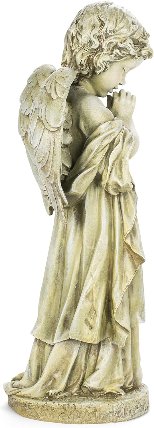 Joseph's Studio by Roman, 26" H Praying Angel Garden Statue, Religious Outdoor Decor