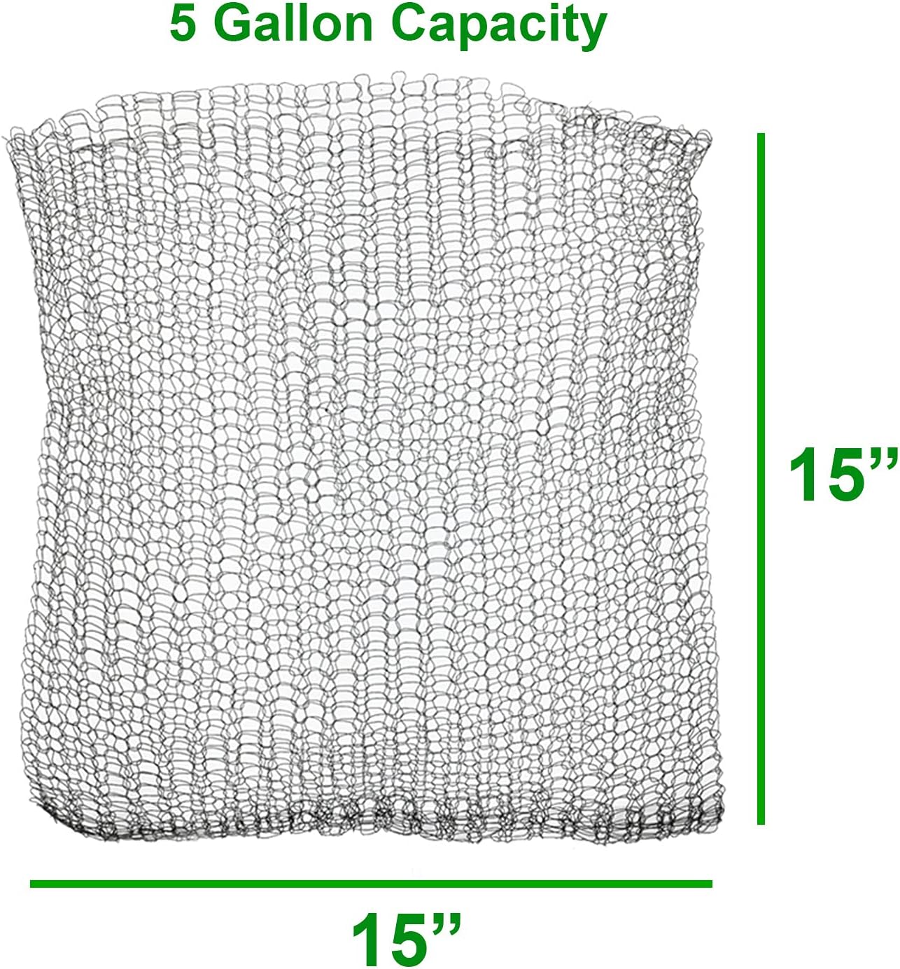 GIFTEXPRESS 4pc 5 Gallon Gopher and Vole Wire Baskets, Gopher Wire Mesh Plant Root Protector Gopher Baskets for Gopher Repellent to Prevent Underground Burrowing Animals and Critter Damages