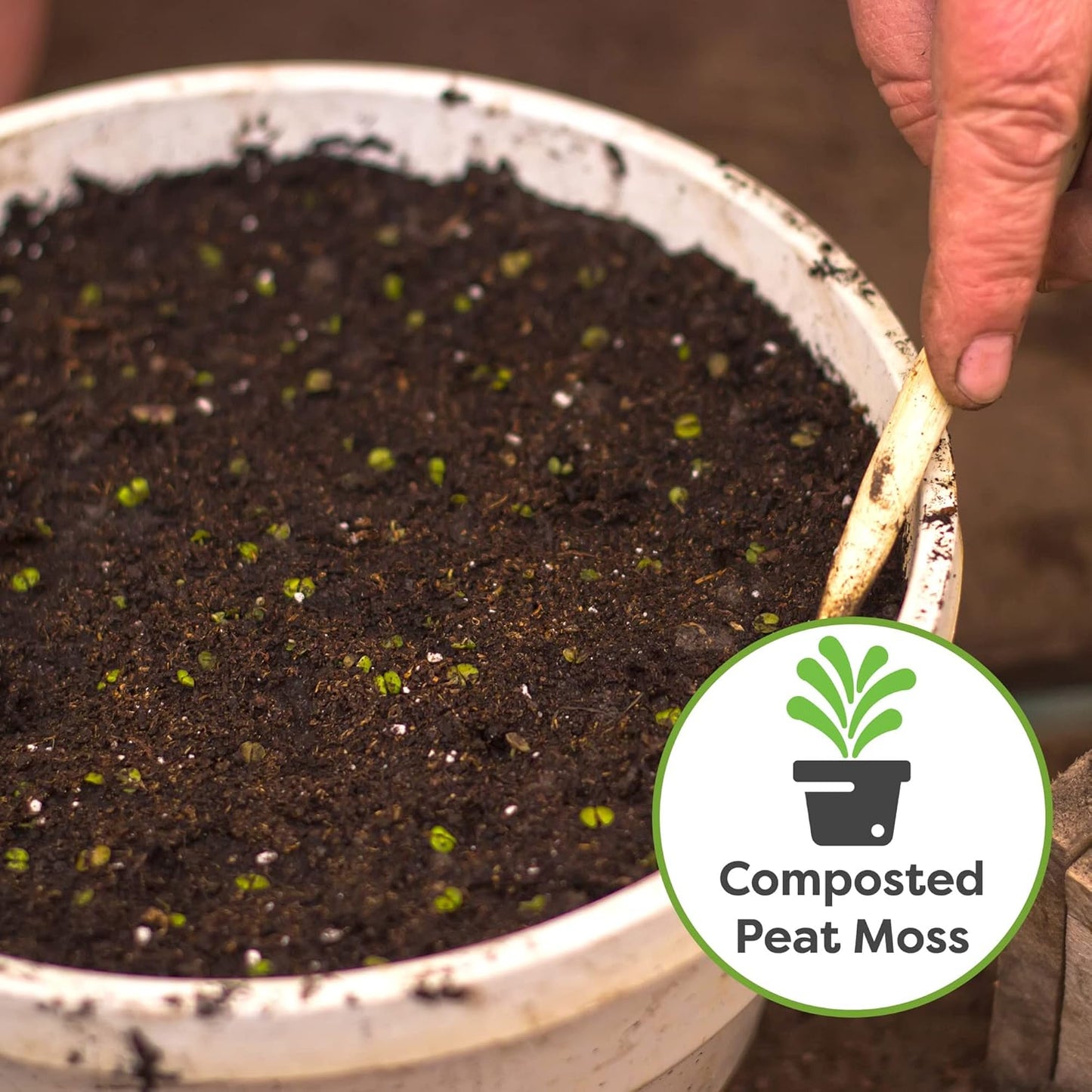Perfect Plants Organic Seed Starter Soil Mix 8qts. | Germinate Seeds at Home | Sustainable Gardening Substrate