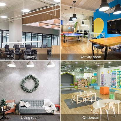 SANSI 350W Equivalent A21 LED Light Bulbs, 5500 Lumens 5000K Daylight Light Bulbs, Non-Dimmable E26 Bulb w/Ceramic Technology, 22.5 Years Lifetime, 36W Power Energy Saving LED Bulb for Home Workspace