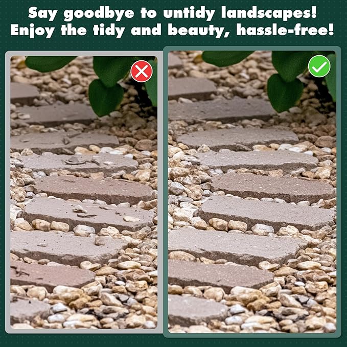 Mulch and Rock Glue for Landscaping Pea Gravel Glue Landscape Rock Adhesive for Garden, Fast-Dry, Non-Toxic Mulch Binder Stabilizer for Gravel, Stones and Bark 34fl oz