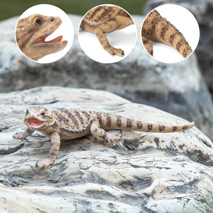 Garden Lizard Statue - Resin Sculpture of Reptiles, Suitable for Outdoor and Courtyard Decoration Lizard Decorations for Gardens and Pools are Gifts for Nature Enthusiasts and homeowners