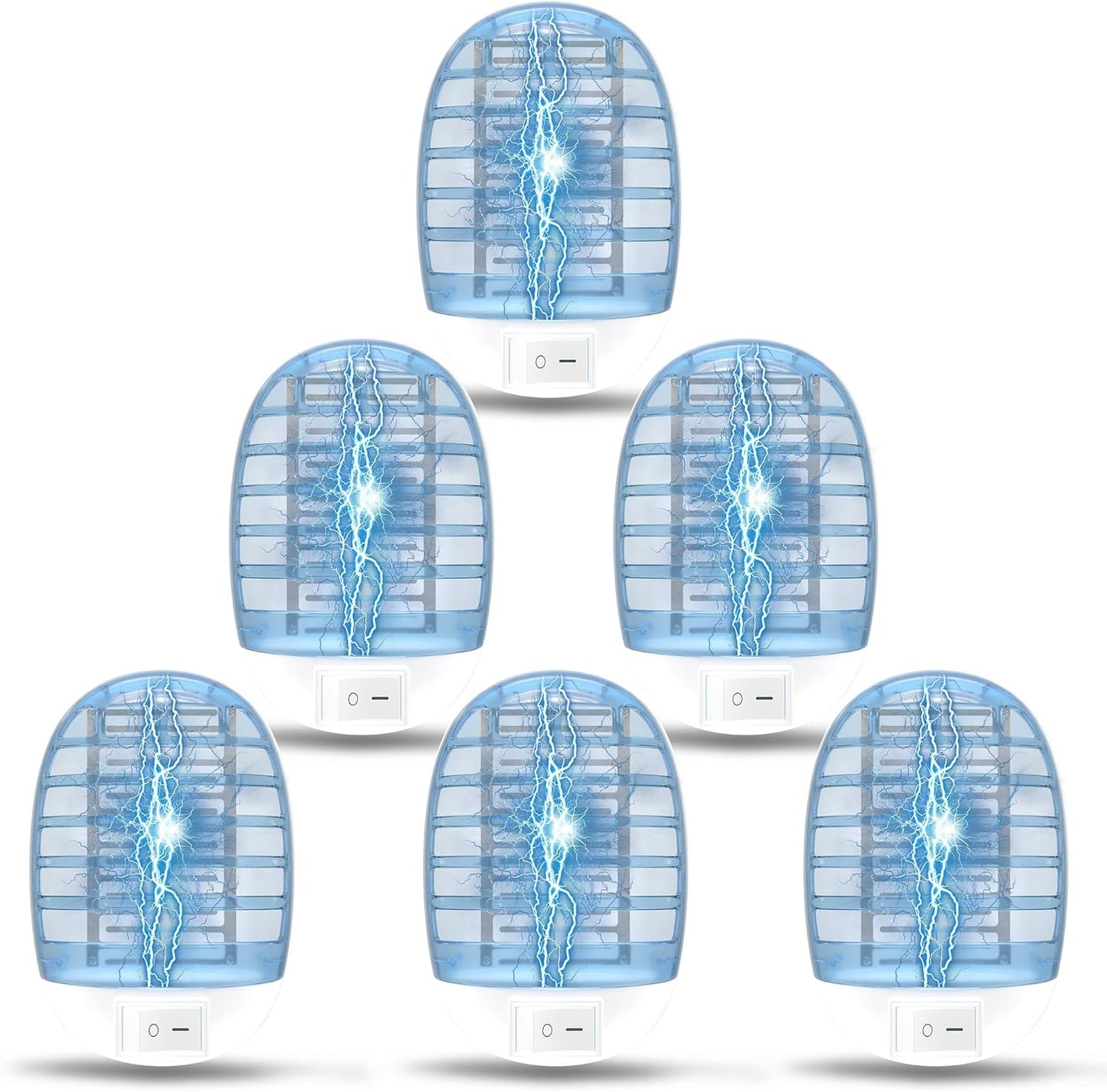 6 Packs Bug Zapper Indoor, Fly Traps for Indoors, Insect Traps for Home Mosquito Killer for Kids & Pets, Home, Kitchen, Bedroom, Baby Room, Office-2