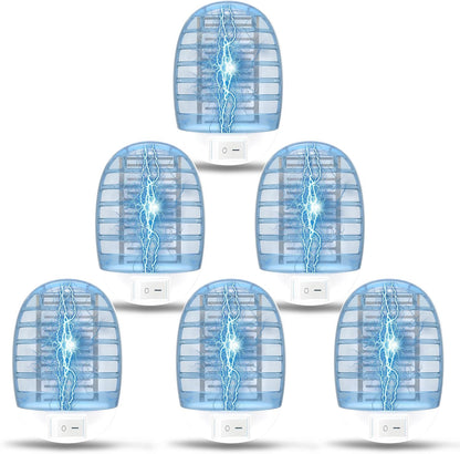 6 Packs Bug Zapper Indoor, Fly Traps for Indoors, Insect Traps for Home Mosquito Killer for Kids & Pets, Home, Kitchen, Bedroom, Baby Room, Office-2