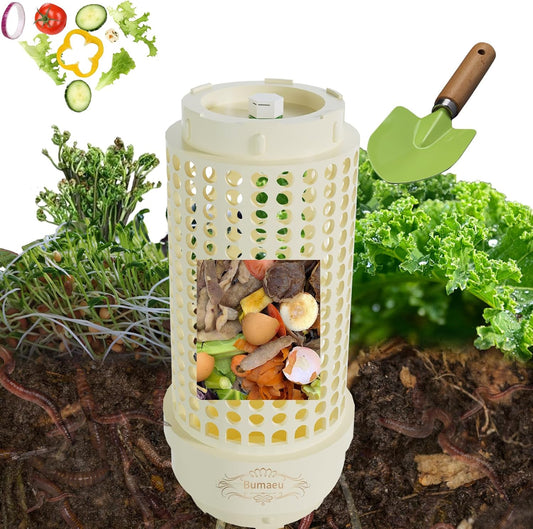 Underground Worm Farm, Garden Mini vermicomposting bin for use in Outdoor Gardening from Kitchen