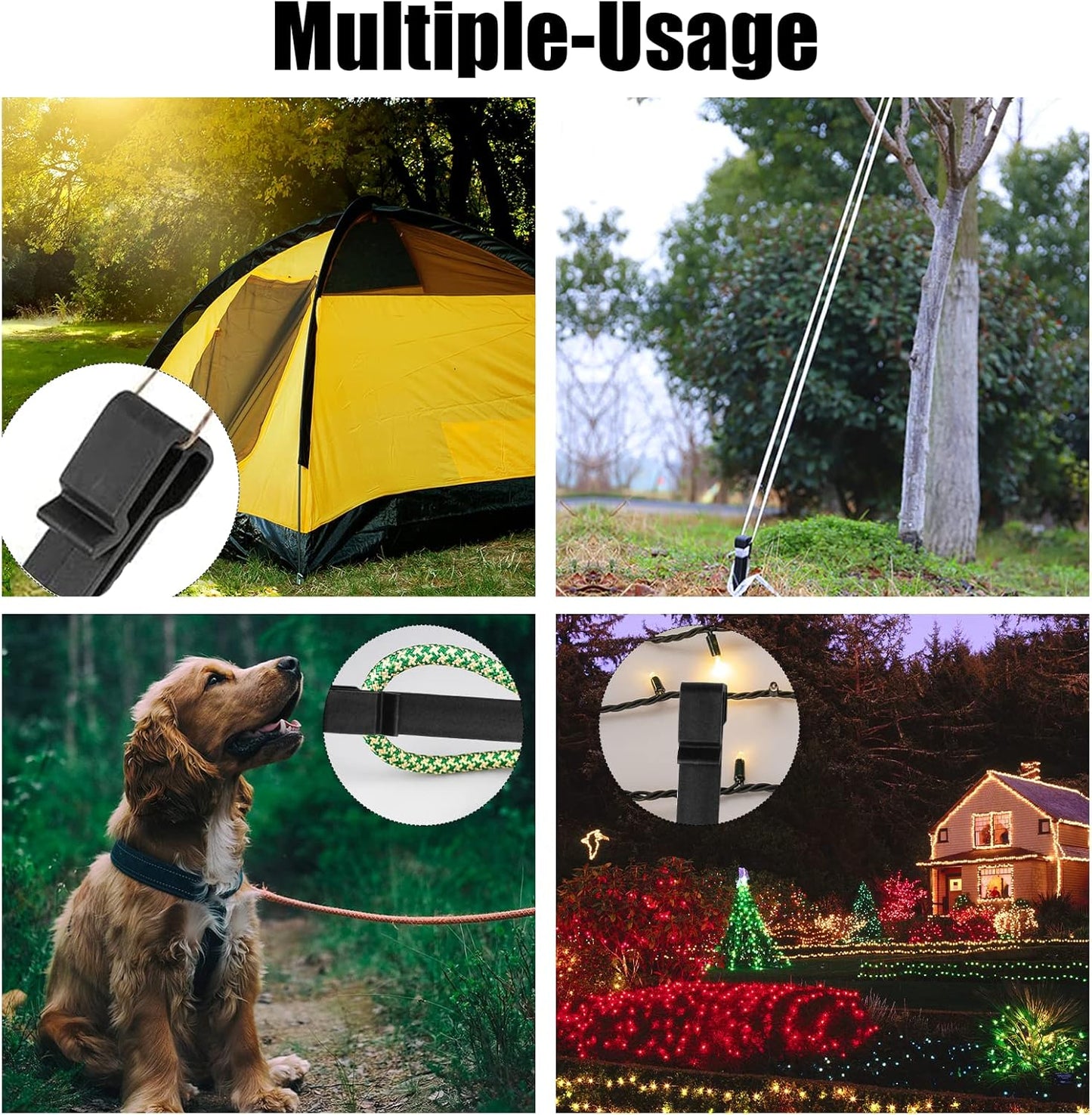 30 PCS Plastic Landscape Stakes, 10Inch Plant Support Lawn Stake Heavy Duty for Landscaping and Garden