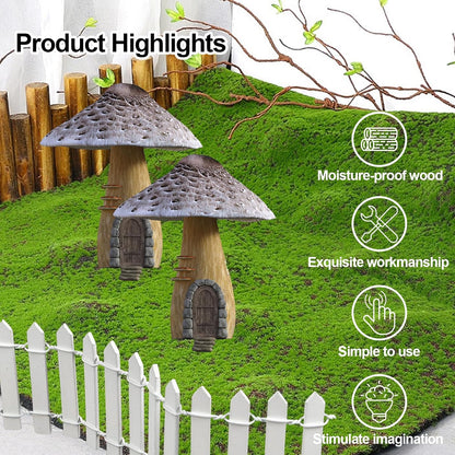 2Pcs Miniature Fairy Garden Fence,DIY Wood Picket Fence Mini Ornament,Home Garden Plant Pot DIY Diorama Project (White,1.96"x 35.4")