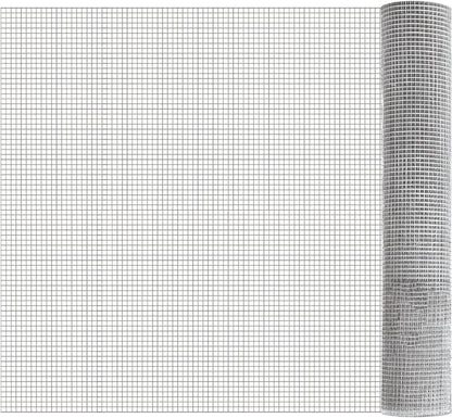 Hardware Cloth 1/4 inch Chicken Wire Fencing Double Hot-Dipped Galvanized After Welding Wire Fence，Duty Rust Proof Fencing for Gardens, Poultry Animal Netting Cage Screen (1/4inch 36in x 100ft)