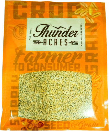 Thunder Acres Barley Seed - Certified Organic - Non-GMO (1/2 lb)