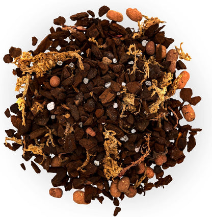 Premium Orchid Soil Mix by Gardenera - Hand Mixed New Zealand Pinus Radiata 100% Natural Potting Soil Bark Mix - for Phalaenopsis Orchid - 2 Quart - Made in USA
