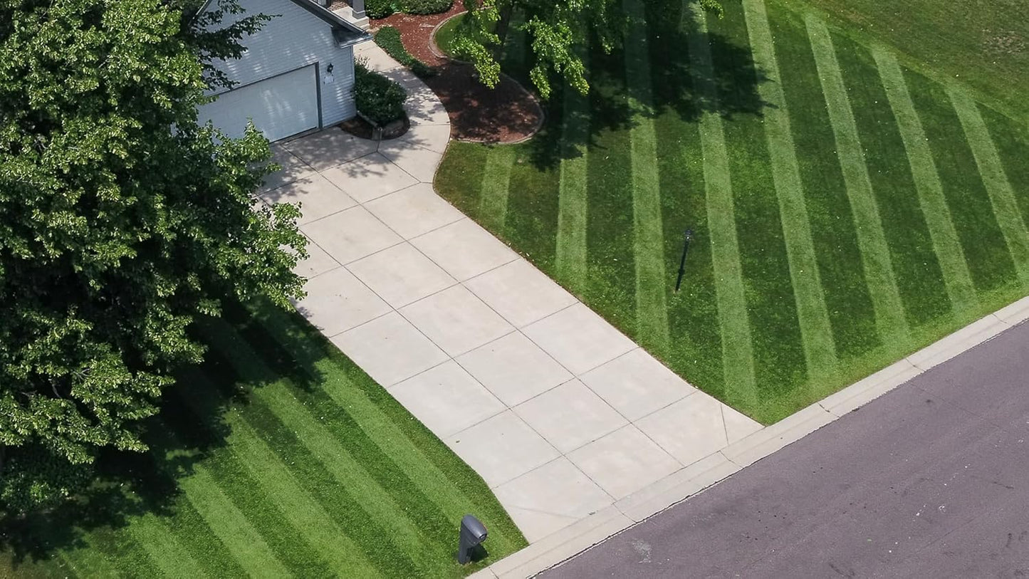 Lawn Striping System – UNIVERSAL FIT - Works with Most 20”-22” Gas & Battery Residential Walk-Behind Mowers (Mounting Brackets for over 40 Major Brands Included in Box – See List Below)
