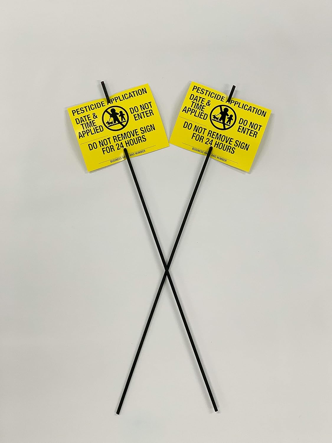 Lawn Treatment Application Stakes & New York Signs (Economy Style Stake / 1,000 pc. Pack)