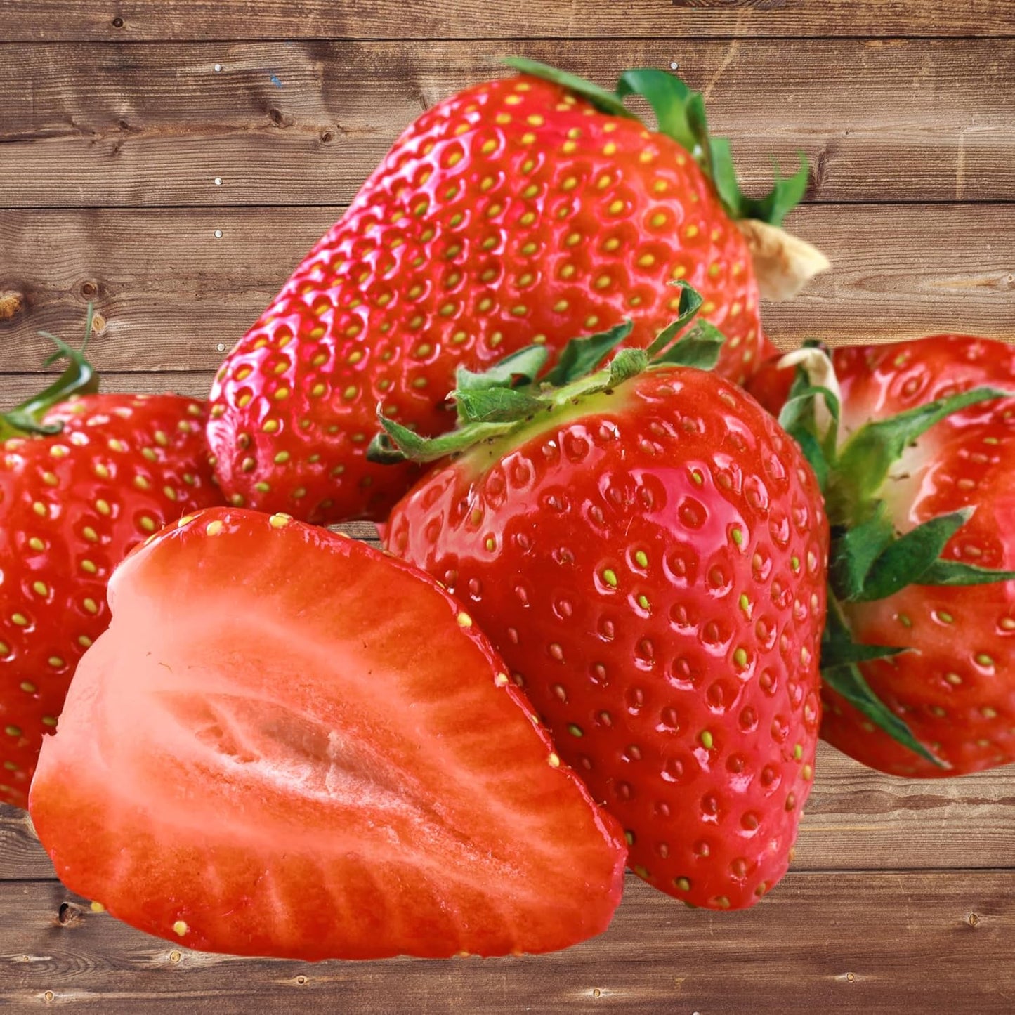 Seascape Strawberry Plants - Great for Planters - Day Neutral (Heavy Producer) - Bare Root Strawberry Plants from Hand Picked Nursery (25)
