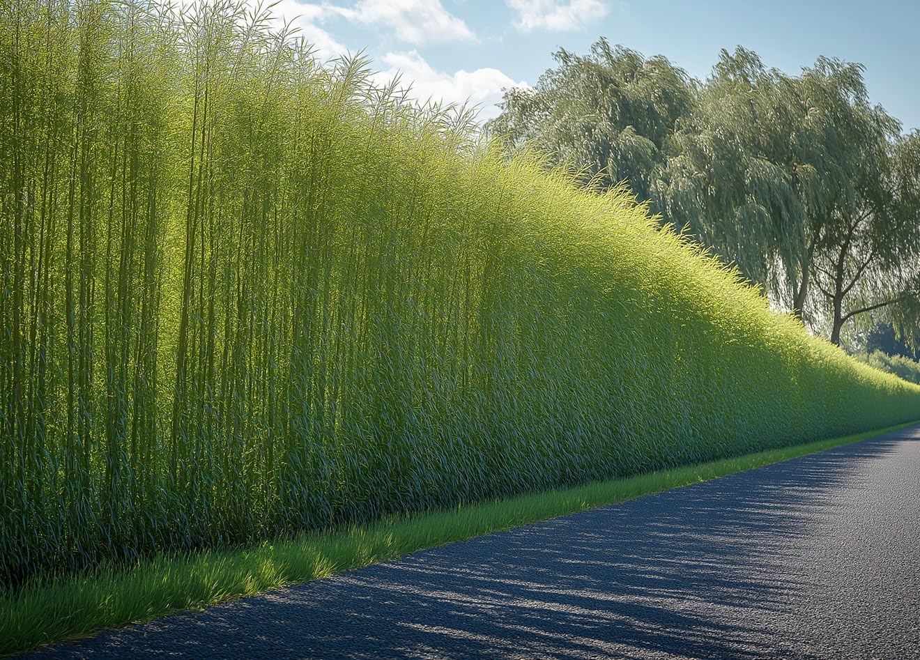 100 Hybrid Willow Trees - Fast Privacy Trees or Shade - Space 1-2 Feet Apart - Austree Willow Grow 6-10 Feet Per Year - Privacy Hedge