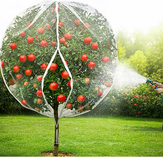 Fruit Tree Netting with Drawstring & Zipper 3 Pcs (6x7.2 FT), Bird Netting for Blueberry Bushes