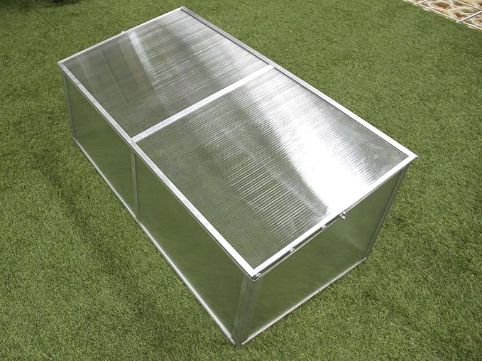 Zenport SH7005-ZD Folding Aluminum Cold Frame Greenhouse - 3 Pack
