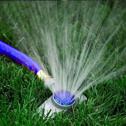 Hourleey 360 Degree Metal Spot Sprinkler, Lawn Sprinklers for Yard, Circle Pattern Sprinkler with Gentle Water Flow for Small Area Yard Lawn Garden Watering, Coverage Up to 30FT