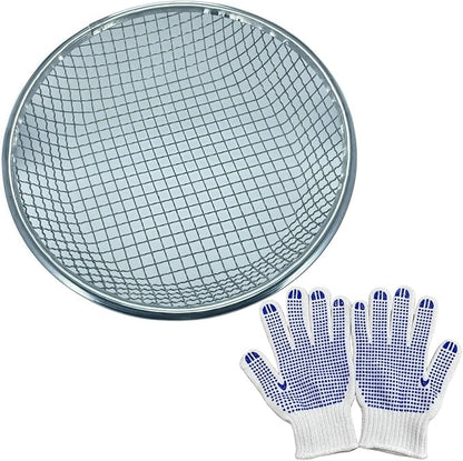 Mesh Gardening Sifter, 10mm Sieve mesh Size， Perfect for 5 Gallon Bucket,for Sand Rocks Dirt