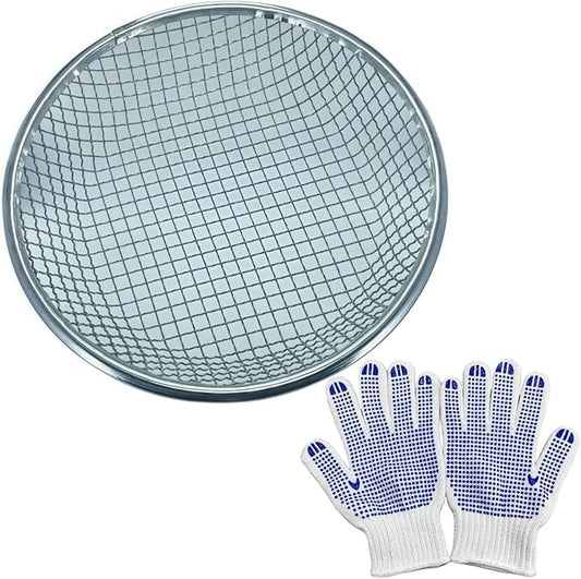 Mesh Gardening Sifter, 10mm Sieve mesh Size， Perfect for 5 Gallon Bucket,for Sand Rocks Dirt
