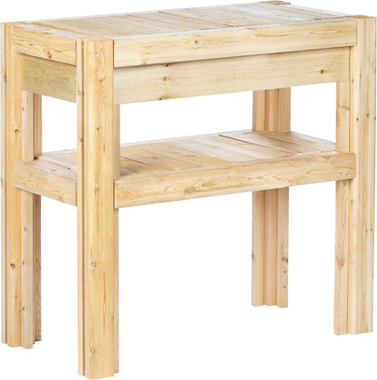 Greenes Fence Cedar Adjustable Storage Shelves, 31 in. x 16 in. x 30 in. - Made in USA with North American Cedar