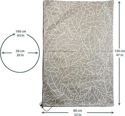 Plant Covers Freeze Protection 32"x47" in 2 Pack | Brown Winter Frost Blankets for Outdoor Plants | Reusable Garden Cover Bags with Zipper Drawstring | Cold Weather Shrub Protection Cloth
