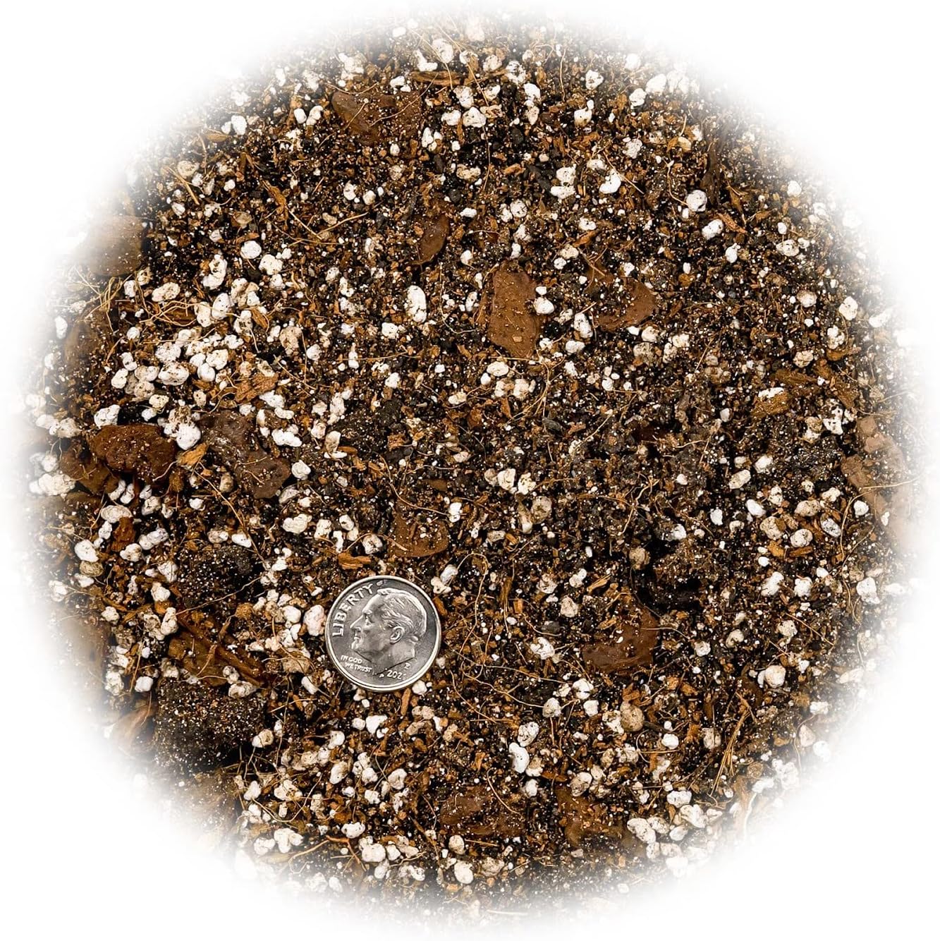 Premium Aroid Potting Mix - Soil Free Blend for Aroids - Growing Medium for House Plants by Gardenera - (3 Quart Bag)
