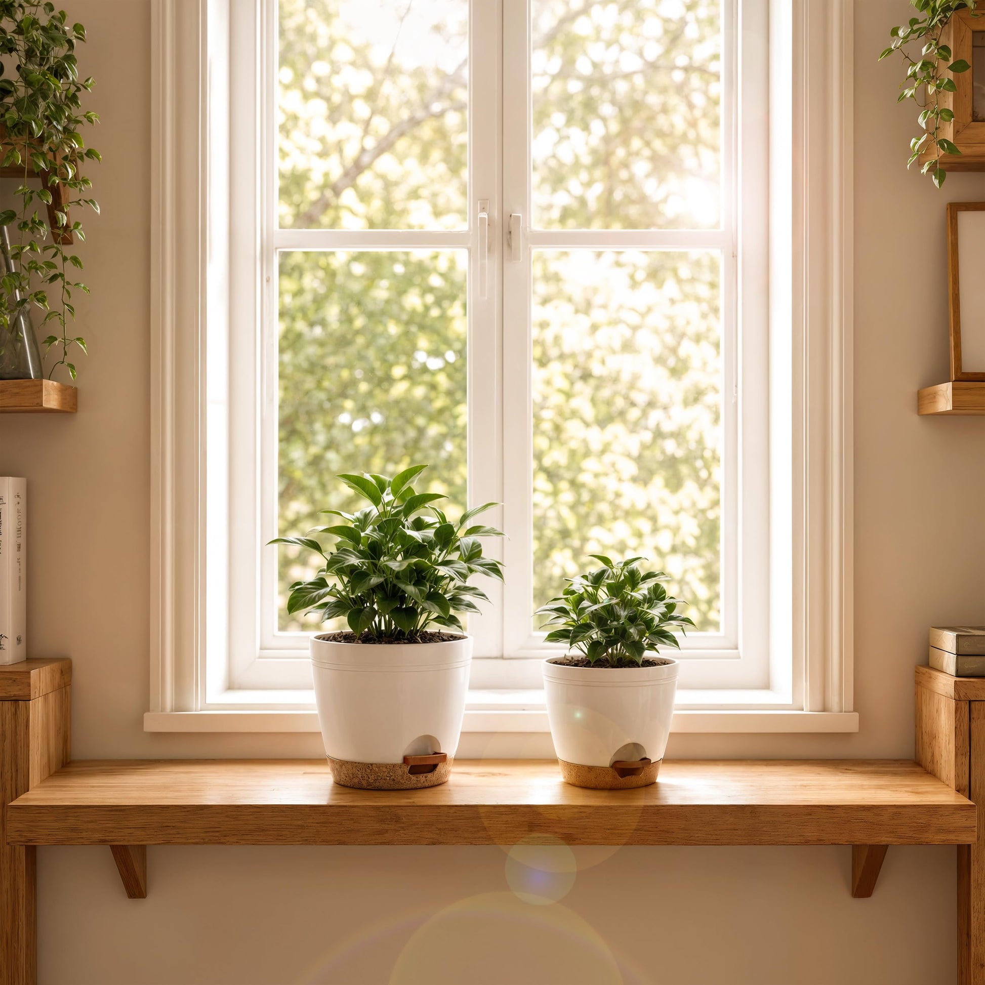 Utopia Home Self Watering Pots for Indoor Plants 6.8"/6.4"/5.9"/5.5"/4.9", Planters for Indoor