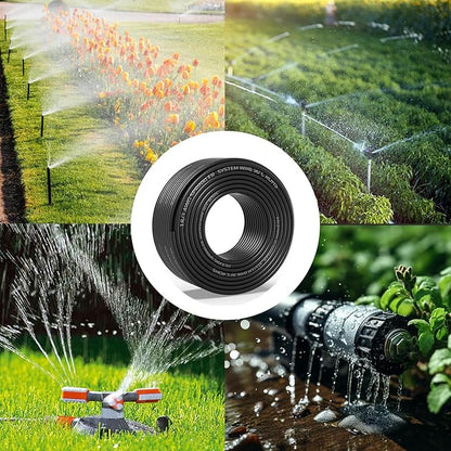 18/3 Solid Sprinkler System Wire 50ft, 18 Gauge Irrigation Wires PVC Jacket Sprinkler Cable for Underground Irrigation Valves Field Central Control System