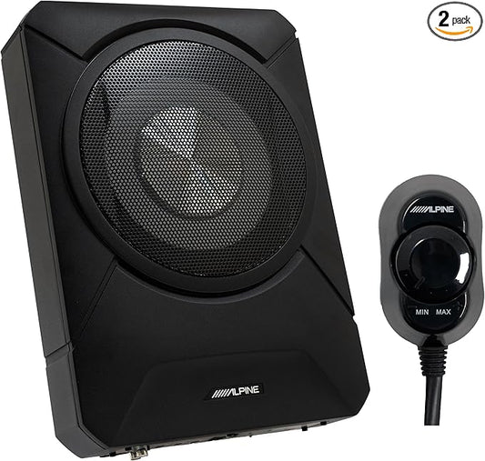 Alpine PWE-S800 8" Compact Powered Subwoofer Enclosure