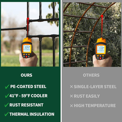 Garden Arch Trellis, Trellis Arch for Climbing Plants Outdoor, 8.2 x 7.9FT Metal Full Garden Arbor, Garden Trellises for Patio Lawn Backyard, Large Archway Decoration Black 98.4" x 94.5in