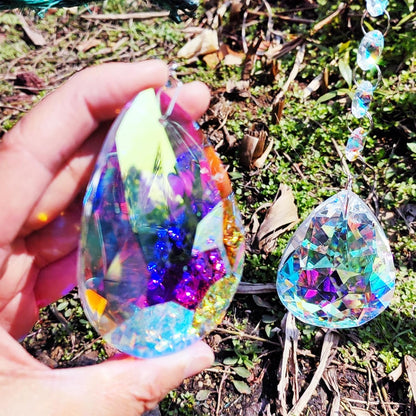 2PCS Colorful Sun Catcher Rainbow Maker F