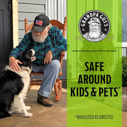 Grandpa Gus's Mouse Rodent Repellent, Peppermint & Cinnamon Oil Formula, Repels Mice & Rats from Nesting, Chewing in Homes/RV, Boat/Car, Storage & Wiring, 8 Oz RTU Spray