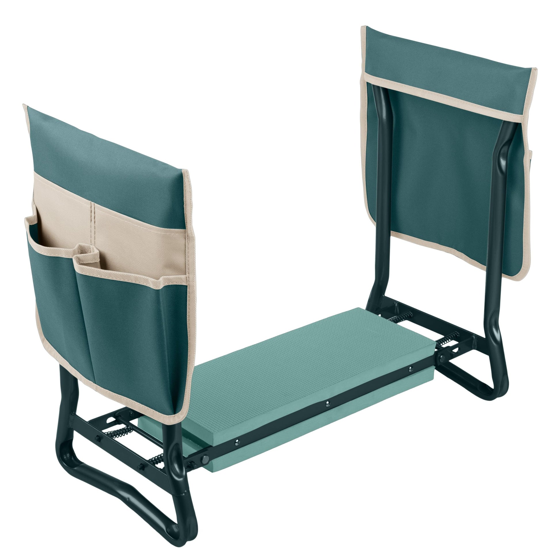 Pure Garden 2-in-1 Foldable Garden Kneeler and Seat, Green