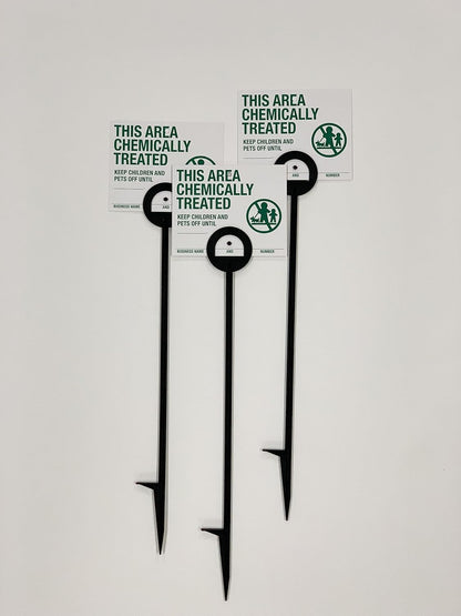 Lawn Treatment Application Stakes & MINNESOTA Signs (Premium Style Stakes / 1,000 pc. Pack)