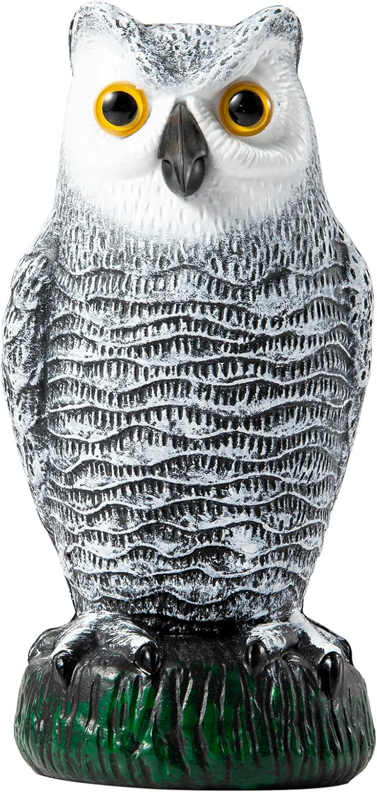 OFFO Bird Scare Devices Plastic Owl Scarecrow for Halloween Decorations Outdoor Garden, Yard, Pool